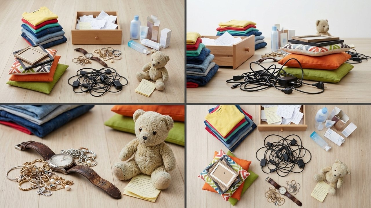 7 coisas para se livrar em seu quarto