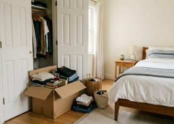 7 coisas para se livrar em seu quarto