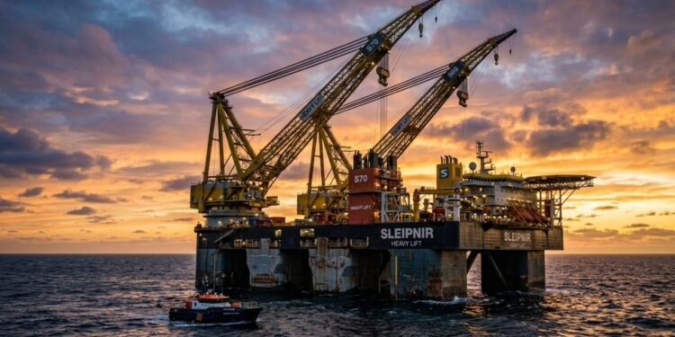 Navio Sleipnir e a engenharia offshore extrema