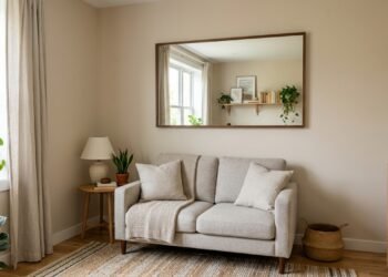 Esse truque de pintura que arquitetos usam para fazer salas pequenas parecerem maiores sem derrubar paredes