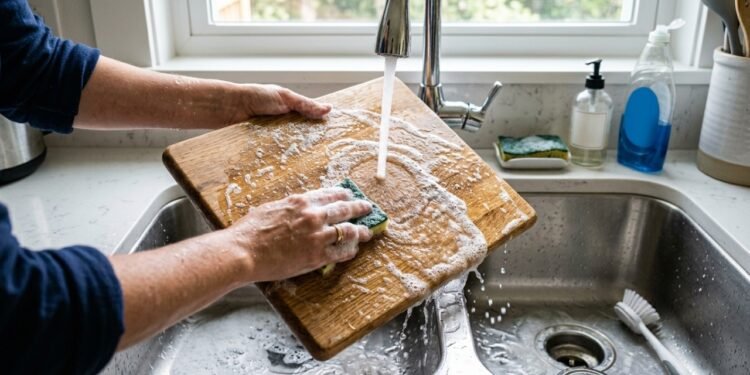 Como lavar tábuas de corte para evitar bactérias perigosas na comida