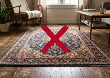 5 cômodos onde o tapete nunca (nunca) deve ser instalado