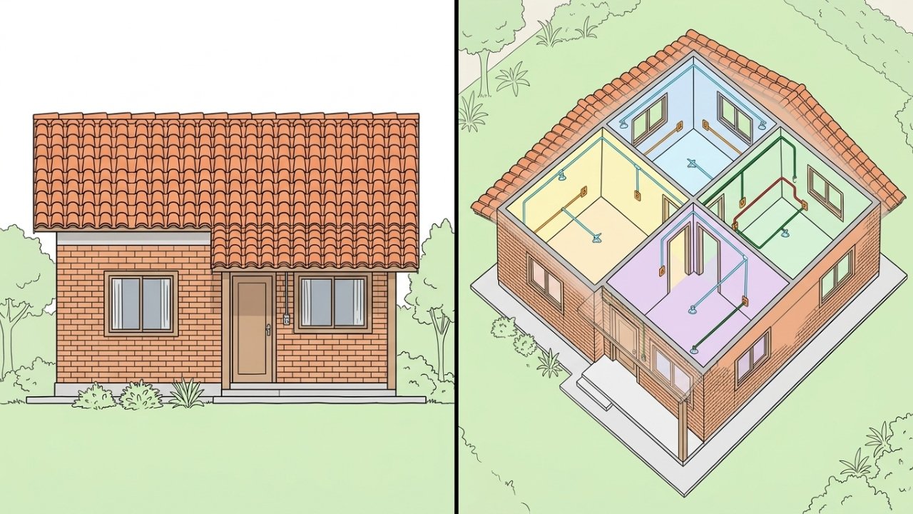 Quanto um eletricista cobra para fazer a instalação elétrica de uma casa de 55 m2 em 2026?