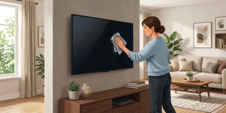 Como limpar a tela da TV e deixá-la nova com apenas 1 ingrediente