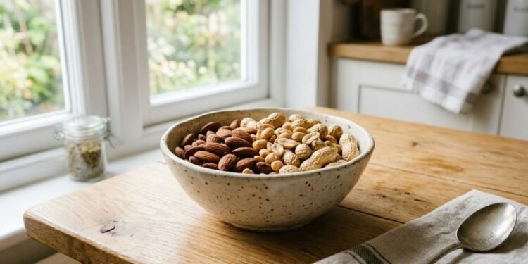 Amêndoas e amendoim adicionam nutrientes que protegem o coração