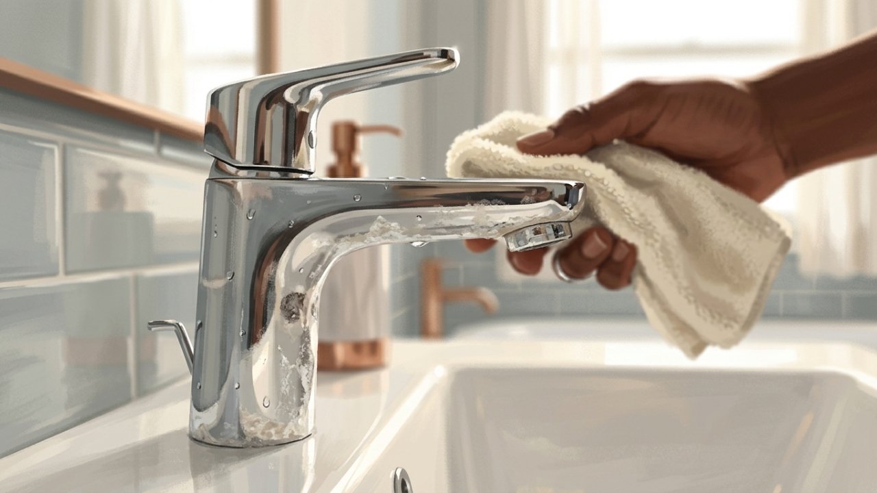 Como remover calcário de torneiras e vaso com ácido cítrico
