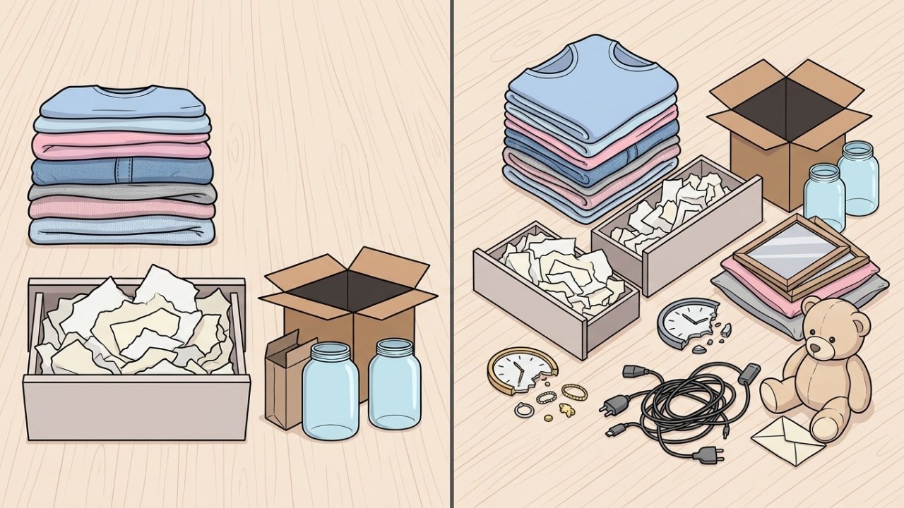 7 coisas para se livrar em seu quarto