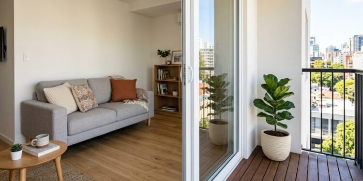 A varanda pequena que antes servia só para guardar coisas vira extensão da sala com 3 escolhas simples de decoração