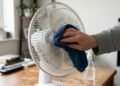 Quantas vezes por mês o ventilador deve ser limpo