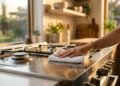 A maneira ideal de limpar o forno e os tampos do fogão em minutos