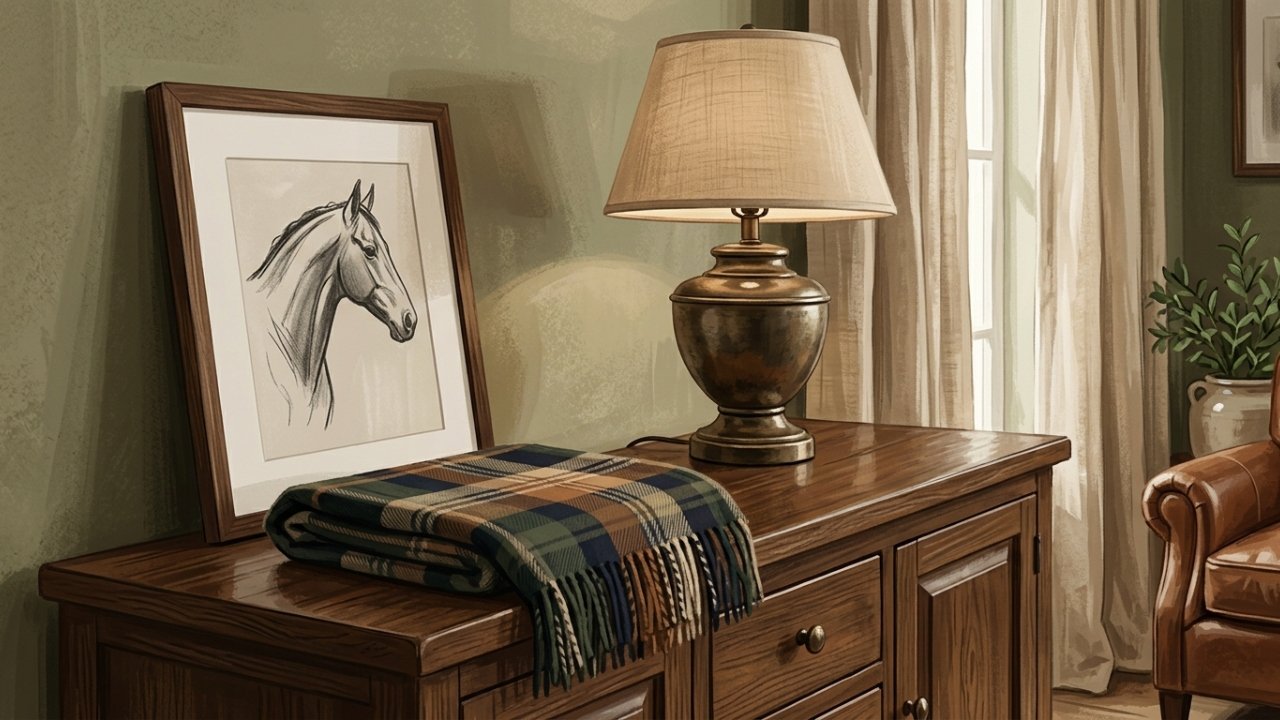 Esta tendência de decoração de 2026 traz o estilo equestre para dentro de casa de um jeito atual