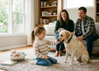 Raças de cães mais dóceis e equilibradas para famílias com crianças em casa, conheça as melhores opções para convívio seguro, carinhoso e cheio de companheirismo no dia a dia