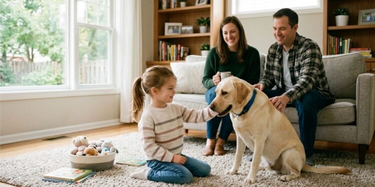 Raças de cães mais dóceis e equilibradas para famílias com crianças em casa, conheça as melhores opções para convívio seguro, carinhoso e cheio de companheirismo no dia a dia