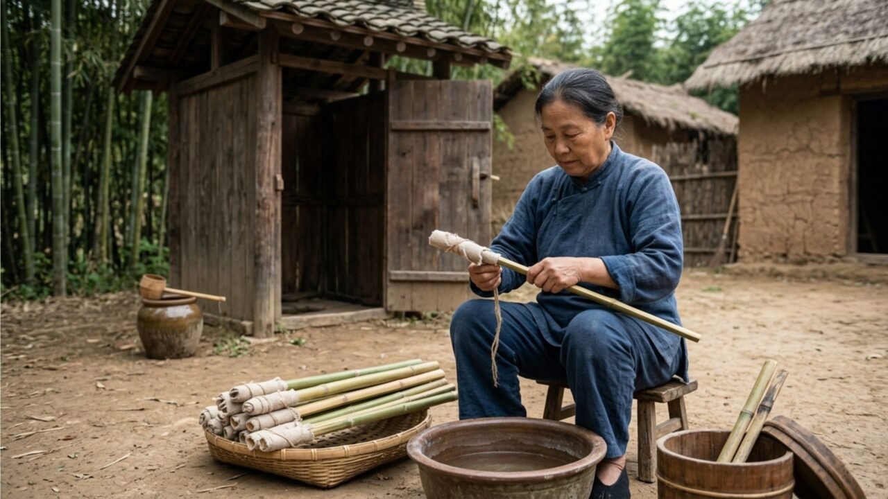 O que as civilizações antigas utilizavam no lugar do papel higiênico e como cada cultura ao redor do mundo desenvolveu soluções próprias para atender a essa necessidade básica de higiene, usando materiais naturais, água e diferentes práticas de limpeza adaptadas ao seu contexto histórico e geográfico