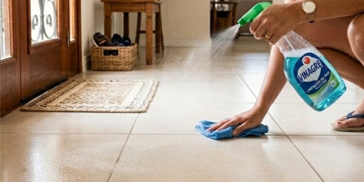 Borrifar vinagre na entrada da casa: para que serve, por que muitas pessoas estão usando esse truque e como ele pode ajudar na limpeza, no controle de odores e na sensação de ambiente mais equilibrado no dia a dia