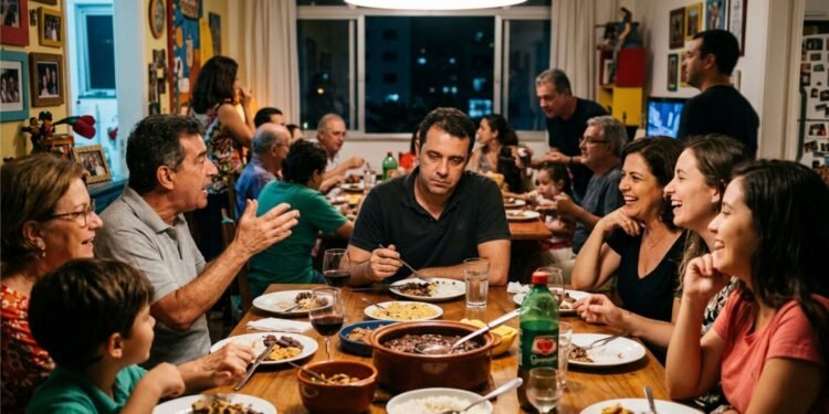 Participar de encontros familiares nos fins de semana após os 40 pode gerar cansaço social e sensação de desconexão emocional, mesmo em ambientes cheios