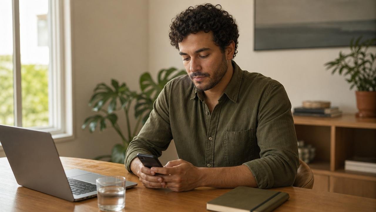 Autorregulação emocional ajuda a evitar respostas impulsivas em conversas digitais tensas.