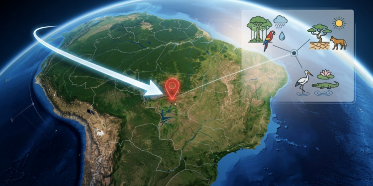 No encontro do Cerrado, Amazônia e Pantanal, essa cidade no centro da América do Sul encanta pela diversidade natural entre o Pacífico e o Atlântico