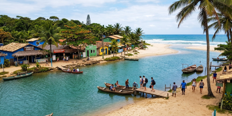 A histórica vila de 1.000 habitantes no Nordeste que você só consegue chegar por meio de canoa está atraindo com sua beleza preservada