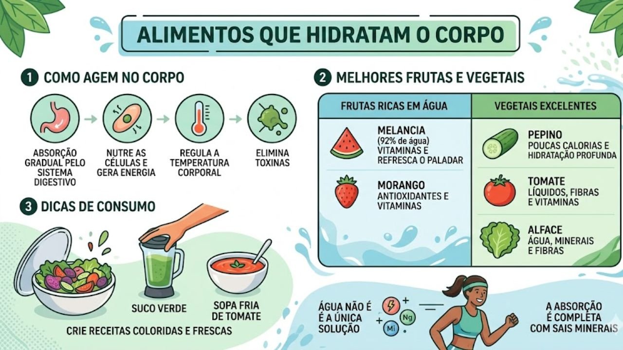 alimentos que hidratam