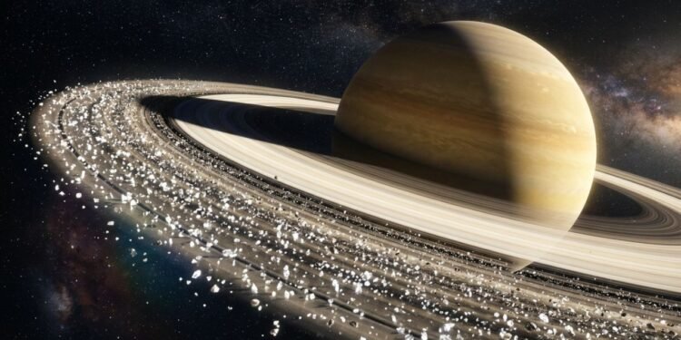 anéis de Saturno
