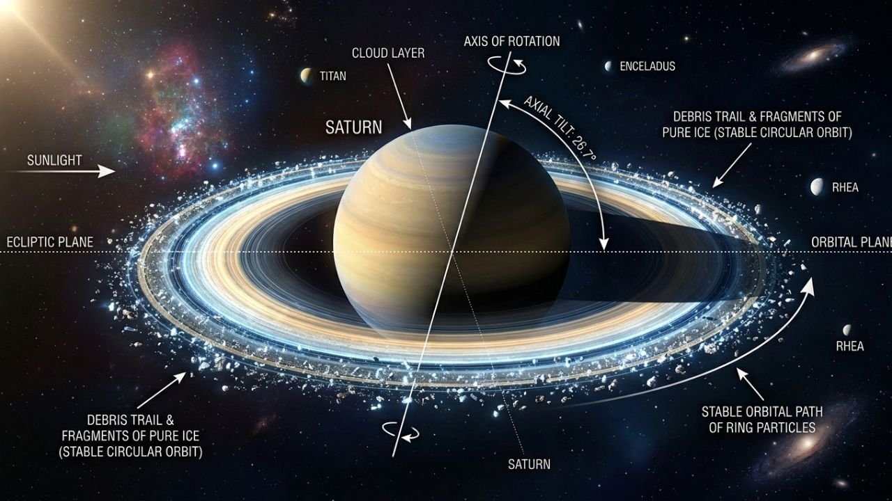 anéis de Saturno