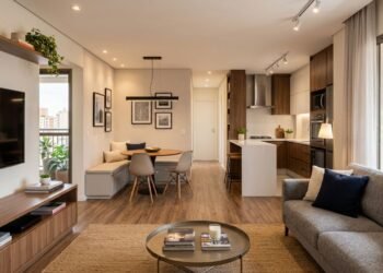 Quanto uma designer de interiores cobra para decorar um apartamento de 60 m2?