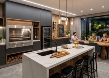 Quanto custa equipar uma área gourmet do zero em 2026?