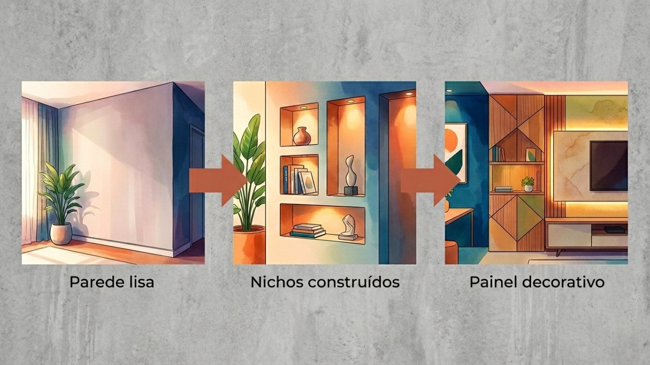 Por que as paredes de gesso são tão populares, além de 3 maneiras de obter o visual