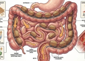 aveia age no intestino