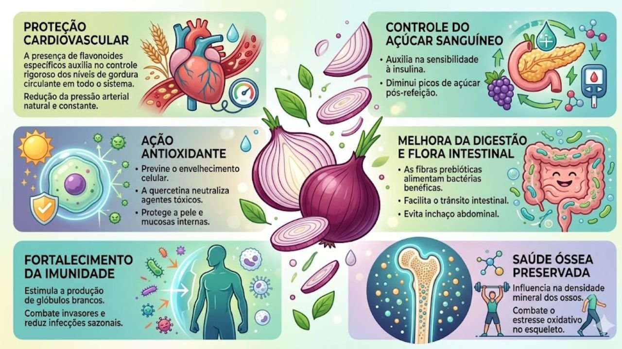 benefícios da cebola