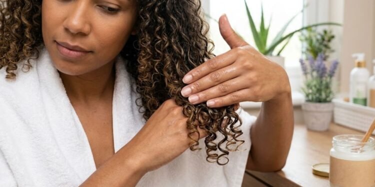 O tratamento pré-shampoo para cabelos cacheados atua como uma barreira protetora contra os agentes limpantes