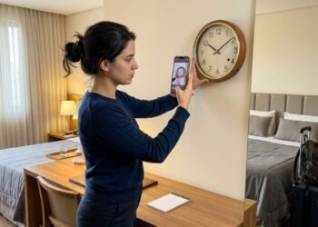 Antes de dormir no hotel ou Airbnb, faça esta verificação para evitar câmeras ocultas