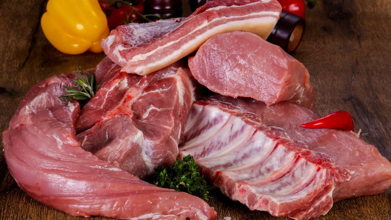 carne suína azia