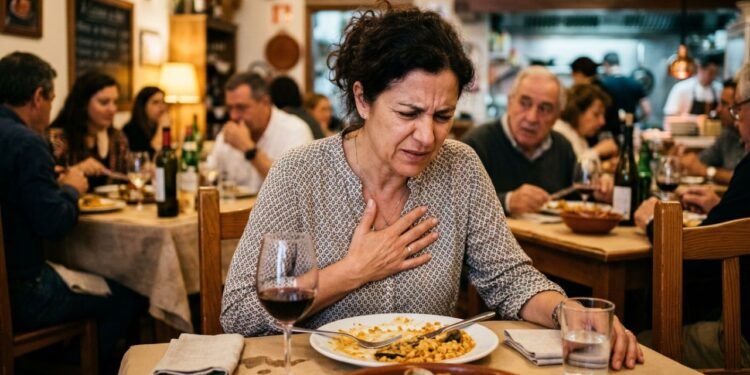 carne suína azia