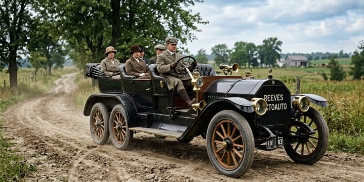 O inventor americano Milton Reeves idealizou esse veículo excêntrico no ano de 1911 com uma proposta audaciosa