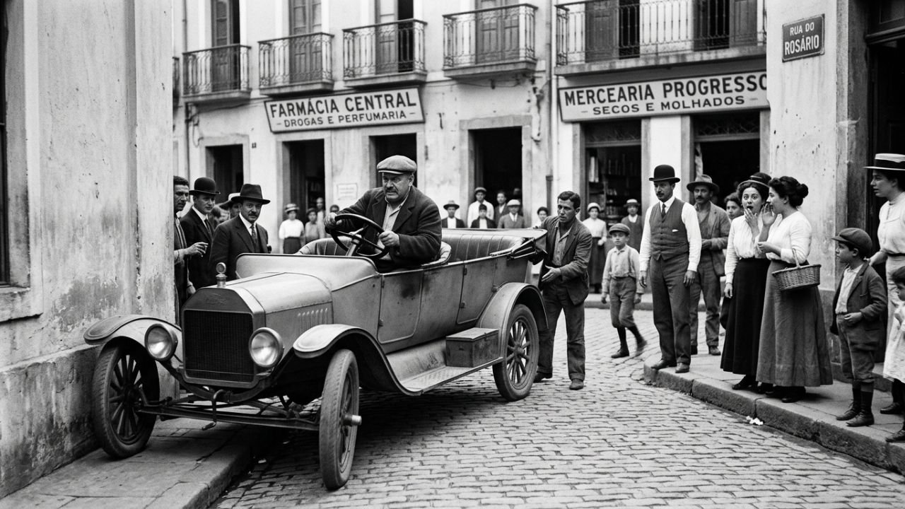 carro de oito rodas