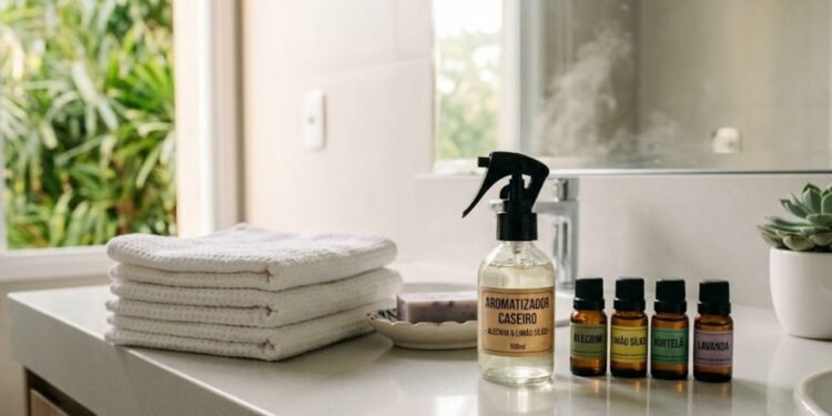 Peter Paiva ensina a fazer em casa um spray perfumado que deixa o banheiro com cheiro de casa arrumada