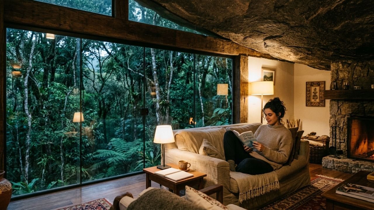 casa na caverna