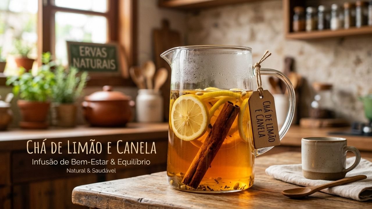casca de limão com canela