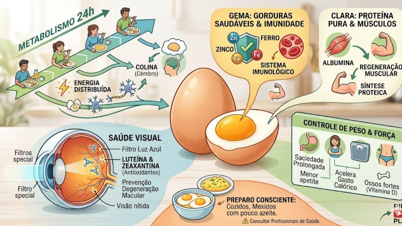 comer ovos diariamente