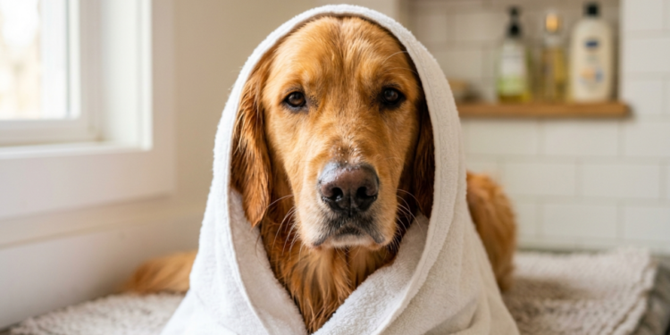 O erro frequente na hora de secar o cachorro que pode causar sérias infecções de ouvido nele