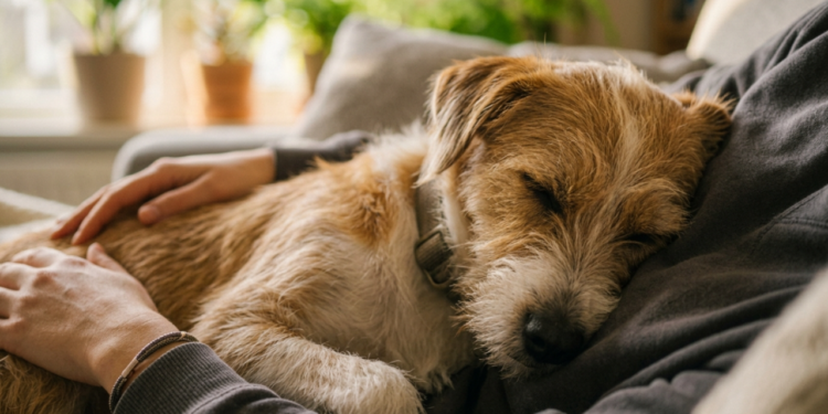 Por que seu cão dorme encostado em você? O significado vai derreter seu coração
