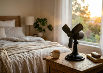 O botão pouco usado do ventilador que ajuda a refrescar melhor o quarto em noites muito quentes