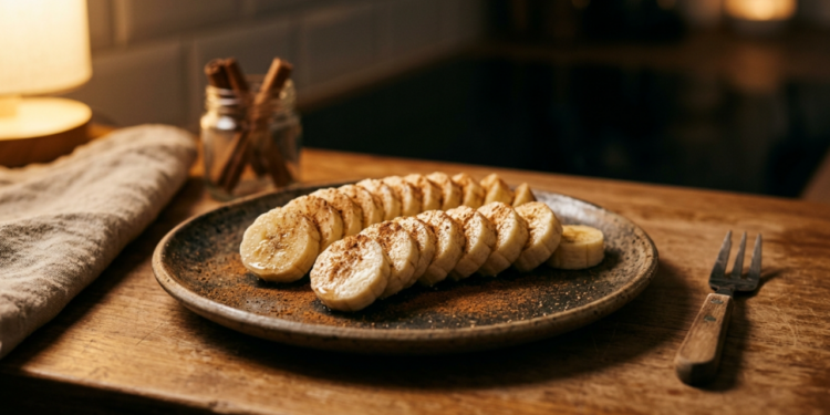 Por que recomendam comer banana com canela à noite para acordar mais disposto no dia seguinte