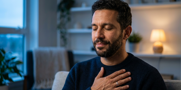 O exercício de respiração de 5 minutos que parece diminuir a frequência cardíaca em momentos de estresse