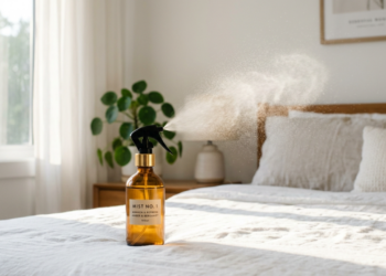 Poucos sabem como fazer em casa o spray de lençol que deixa o quarto com cheiro de casa arrumada