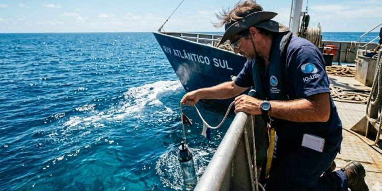 A expressão metano em águas oxigenadas descreve a produção desse gás em regiões superficiais do oceano onde o oxigênio é abundante