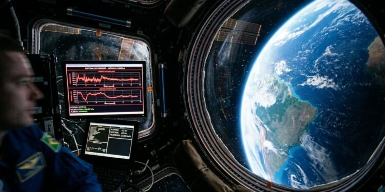 fuga de ar na Estação Espacial Internacional