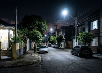 iluminação pública para LED